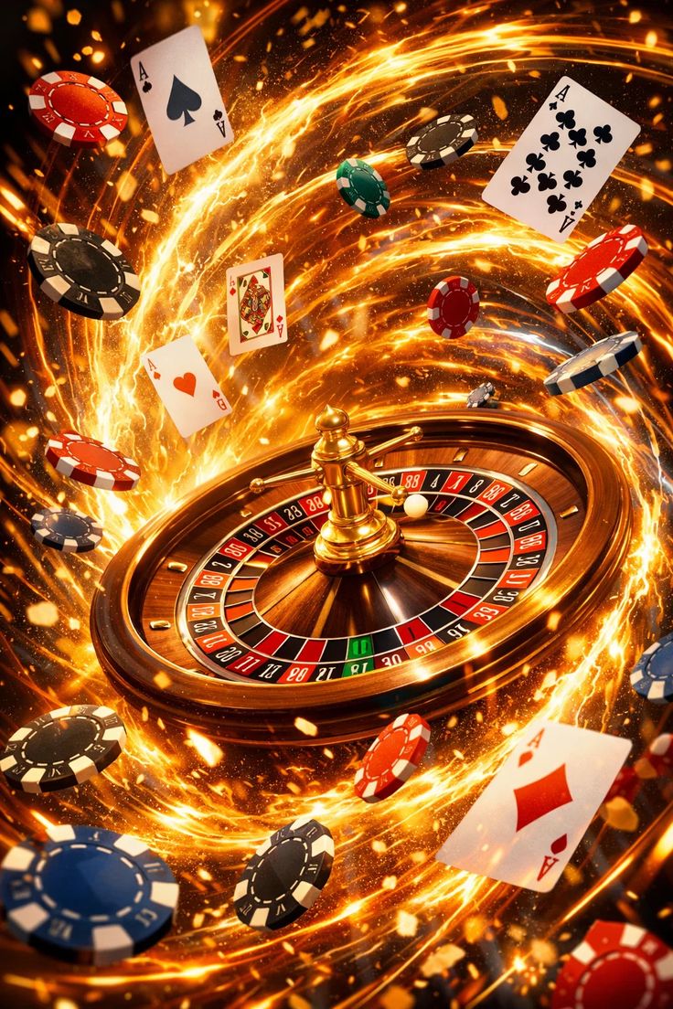 Roulette wheel spinning on Medusa II